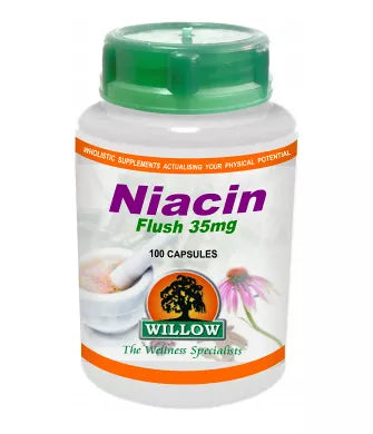 Willow Niacin Flush - 35mg 100 Caps