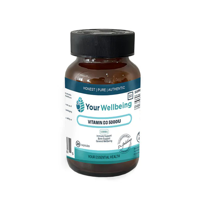 YWB Vitamin D3 5000IU - 30 VCaps